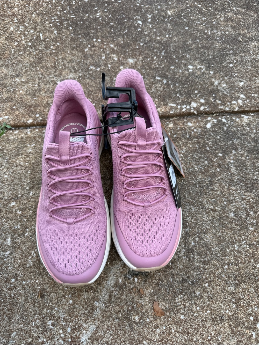 AVIA Womens Pink Lightweight Knit Walking Sneakers. SIZE 7 NWT